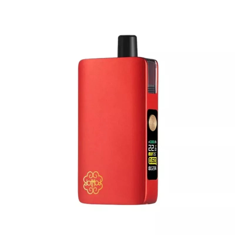 DotMod DotPod Max Pod Vape Kit In Red Great for Nic Salt Vape Juices or Shortfill Vape Juices