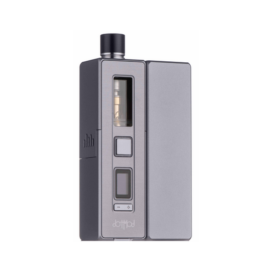 Dotmod Dot AIO X Essential Vape Kit in sleek grey, featuring a compact, modern design.
