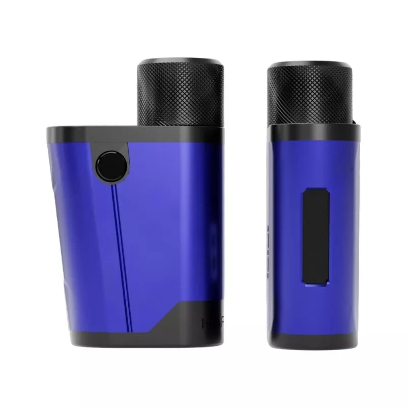 Early Bird Harrier N80 Box Mod in navy gunmetal pvd colour 