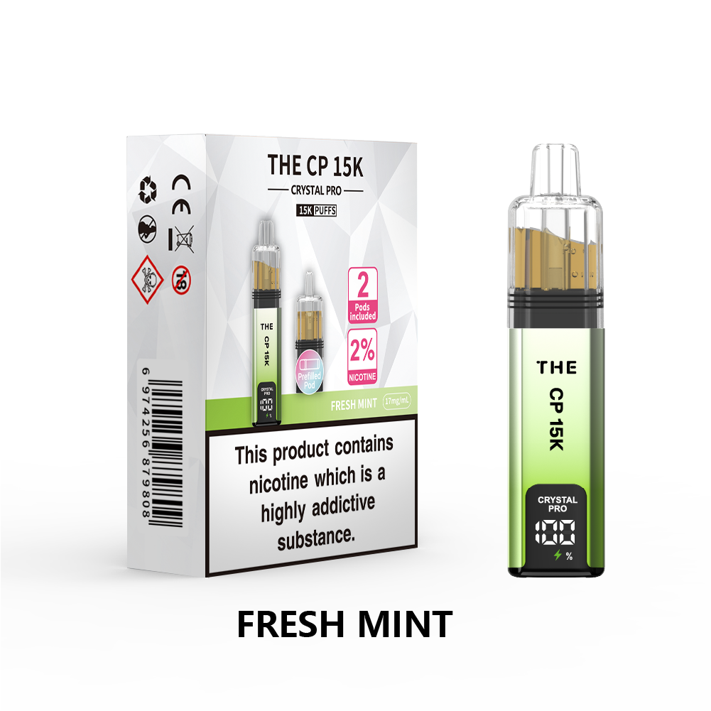 The Crystal Pro CP 15K Prefilled Pod Kit