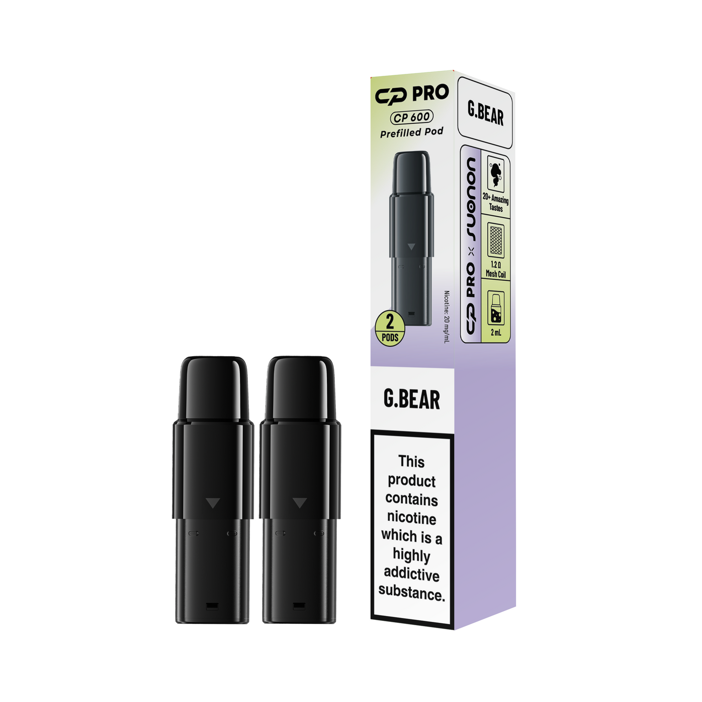 CP Pro 600 Prefilled Replacement Pods - Box of 20