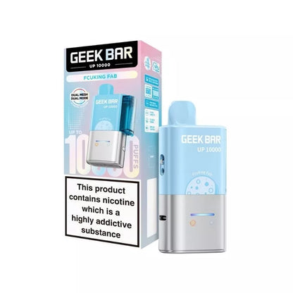Geek Bar UP 10000 Prefilled Pod Kit Fcuking Fab Flavour up to 10,000 puffs with a 2ml Pod and 10ml Refill Container 