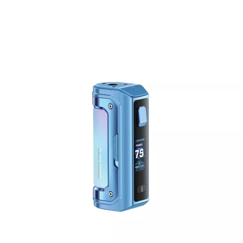 Geekvape Aegis 5 Mini Box Mod in aqua blue colour with a Built-in 3200mAh Battery