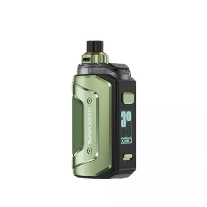 Geekvape Aegis Hero 5 Pod Vape Kit in racing green colour - great for nic salt e-liquids or 50VG/50PG Shortfill Vape Juices