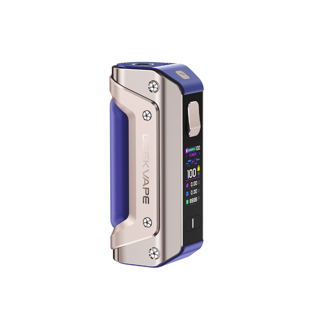 Geekvape Aegis Solo 3 Box Mod in golden blue perfect for Vape Sub-Ohm Tanks 