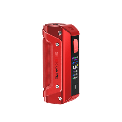 Red Geekvape Aegis Solo 3 Box Mod In Red perfect for Vape Sub-Ohm Tanks 