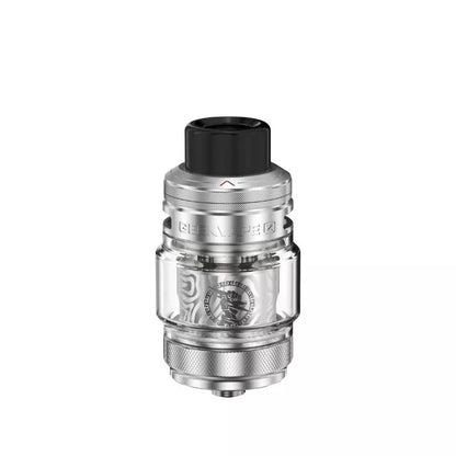 Geekvape Zeus 5 Sub-ohm Tank in Cold  Silver Colour works great with Shortfill e-liquids 