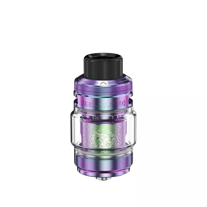 Geekvape Zeus 5 Sub-ohm Tank in Rainbow Colour works great with Shortfill e-liquids 