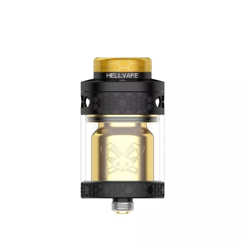 Hellvape Dead Rabbit 4 RTA in Black Gold Colour