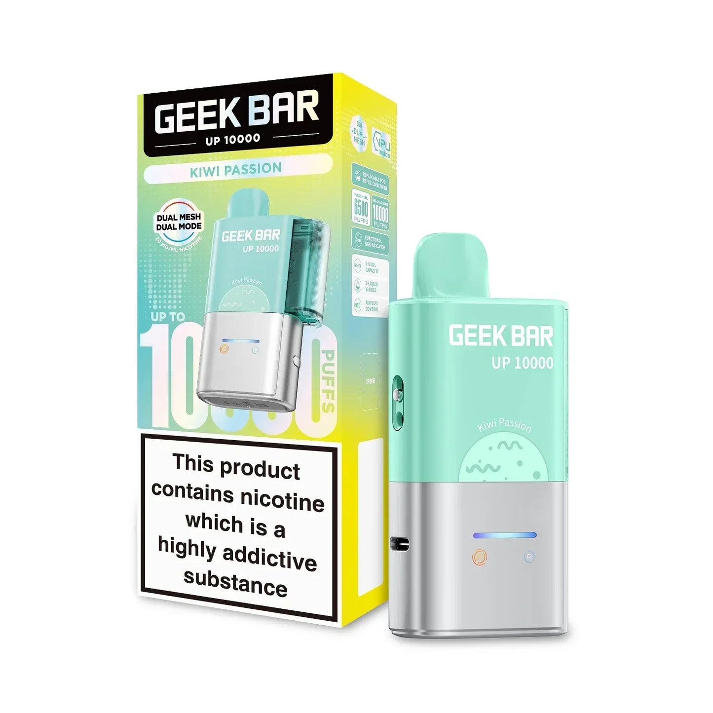 Geek Bar Up 10000 Prefilled Pod Kit-Box of 5