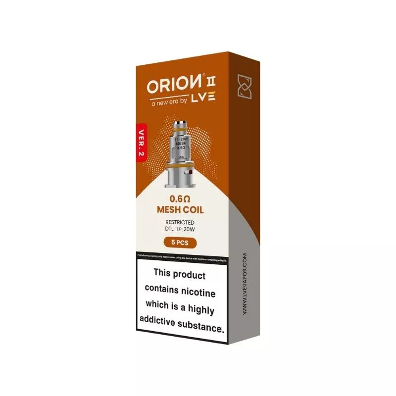 LVE Orion II Pro Mesh Coils 0.6ohm for The LVE Orion II Pro Vape kit