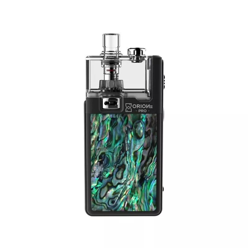 LVE Orion II Pro Pod Vape Kit in black abalone Colour, Built-in 1900mAh Lipo Battery with a 0.99 TFT Colour Screen - Great with Nic Salt Vape Juices