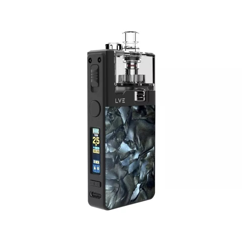 LVE Orion II Pro Pod Vape Kit in Black  Anthracite Colour, Built-in 1900mAh Lipo Battery with a 0.99 TFT Colour Screen - Great with Nic Salt Vape Juices