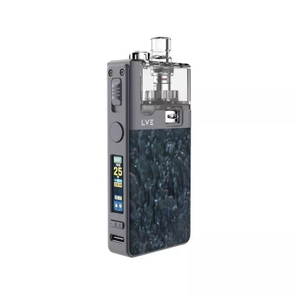 LVE Orion II Pro Pod Vape Kit in Gray Dark Matter Colour, Built-in 1900mAh Lipo Battery with a 0.99 TFT Colour Screen - Great with Nic Salt Vape Juices