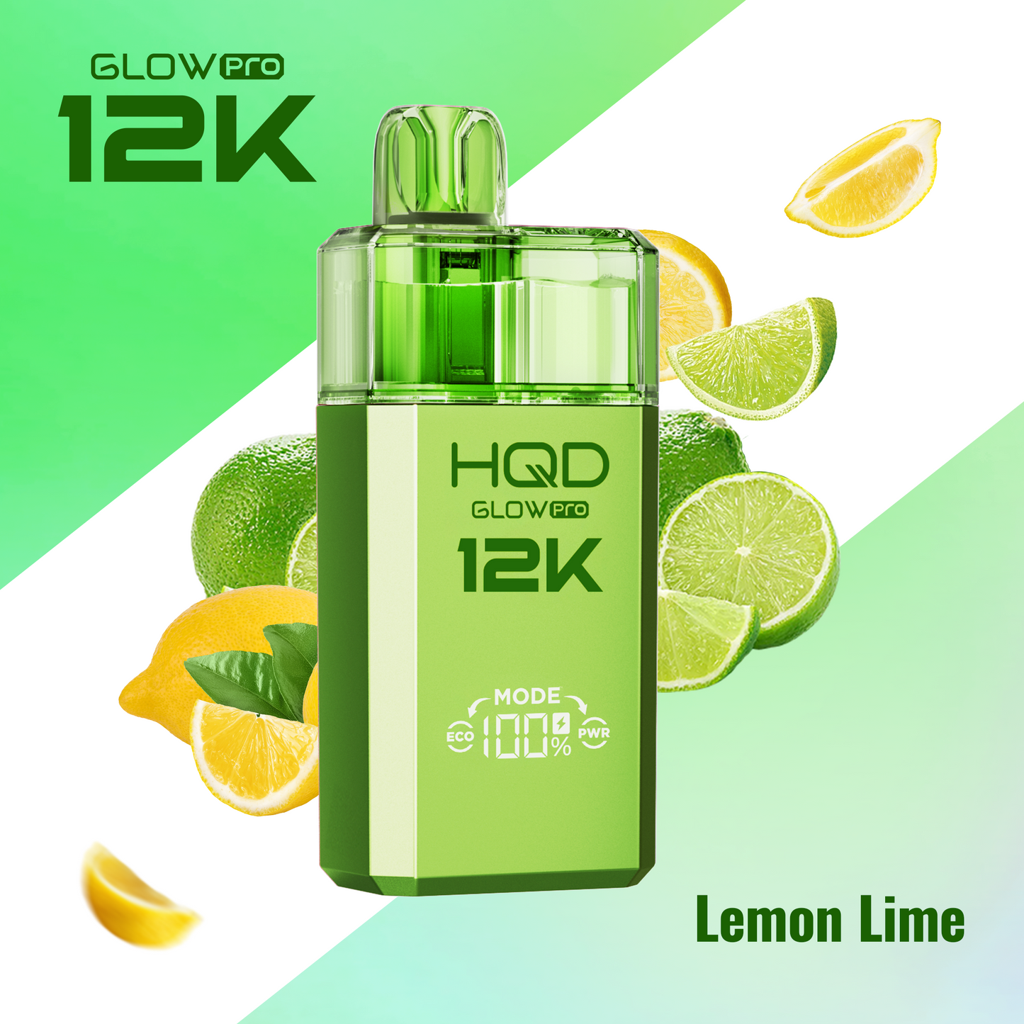 HQD Glow Pro 12k Prefilled Pod Vape Kit - Box of 5