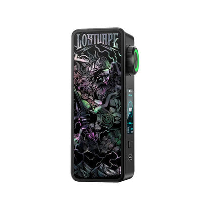 Lost Vape Centaurus M100 Box Mod in Poseidon Wrath can be used with Sub-ohm Vape Tanks or Rebuildable Vape Tanks