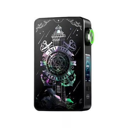Lost Vape Centaurus M200 Box Mod in Moonlit Spire Colour can be used with Sub-ohm Vape Tanks or Rebuildable Vape Tanks