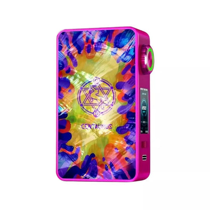 Lost Vape Centaurus M200 Box Mod in Pink Formless Colour can be used with Sub-ohm Vape Tanks or Rebuildable Vape Tanks