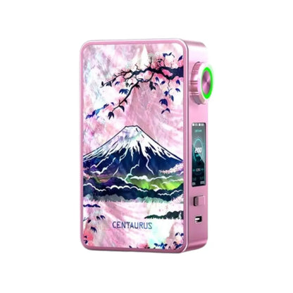 Lost Vape Centaurus M200 Box Mod In Sakura Fuji Colour can be used with Sub-ohm Vape Tanks or Rebuildable Vape Tanks