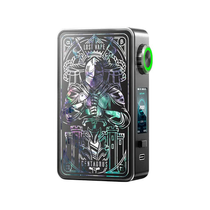 Lost Vape Centaurus M200 Box Mod in Samourai Will Colour can be used with Sub-ohm Vape Tanks or Rebuildable Vape Tanks
