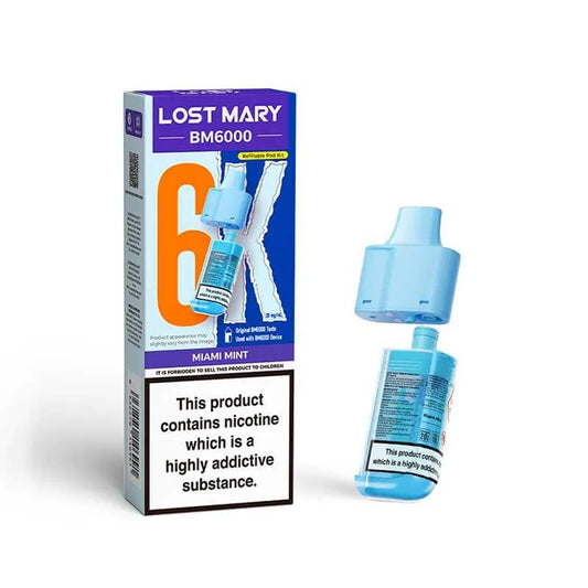 Lost Mary BM6000 Prefilled Replacement Vape Pods - Box of 5