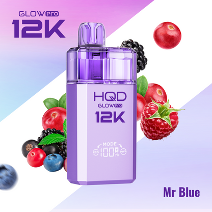 HQD Glow Pro 12K Puffs Prefilled Pod Kit