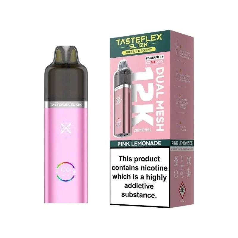OXVA Tasteflex SL 12K Prefilled Pod Kit Pink Lemonade Flavour with Built-in 900mAh Battery giving up to 12,000 puffs