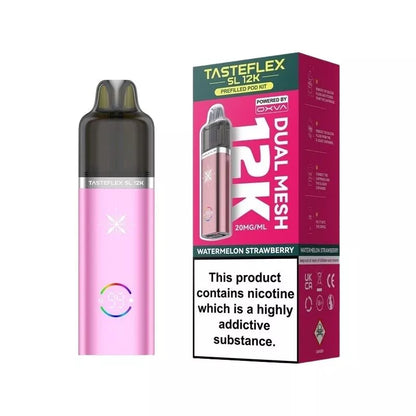 OXVA Tasteflex SL 12K Prefilled Pod Kit Watermelon Strawberry Flavour with Built-in 900mAh Battery giving up to 12,000 puffs
