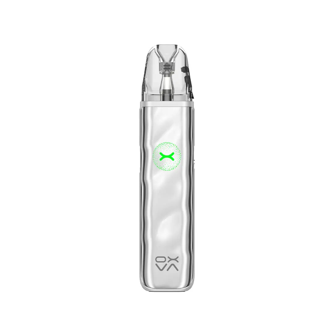 OXVA Xlim GO 2 Pod Vape Kit In Metal Silver Colour  great for Nic Salt E-liquids 