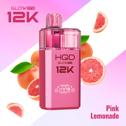 HQD Glow Pro 12k Prefilled Pod Vape Kit - Box of 5