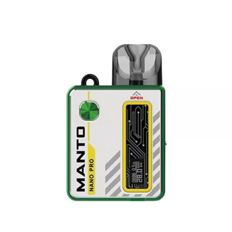 Rincoe Nano Pro Pod Kit in Storm Green Colour with a Built-in 1000mAh Battery great for Nic Salt E-liquid
