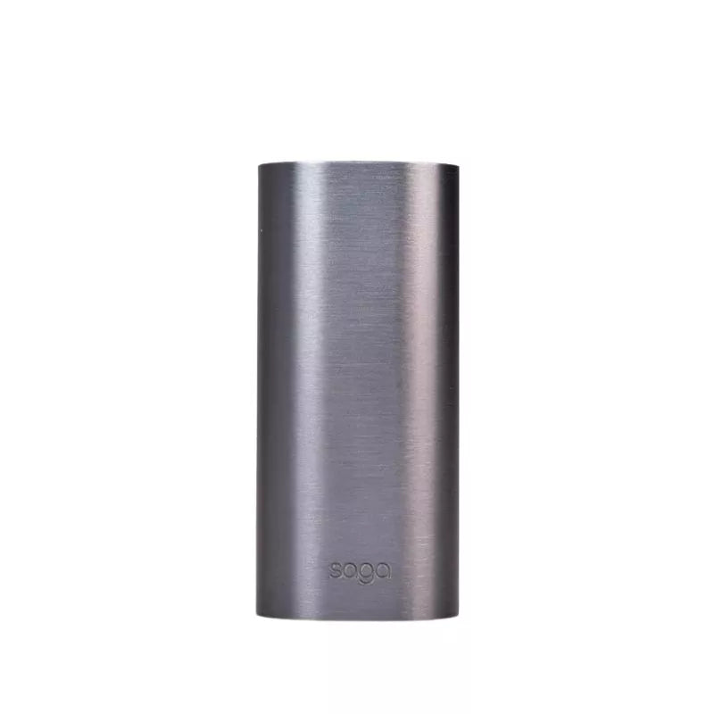 Saga Mini Series Mech Mod By Vaperz Cloud in Brushed Gunmetal Colour