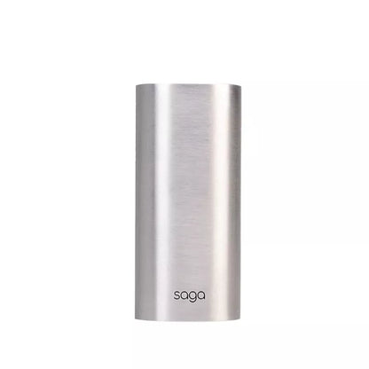 Saga Mini Series Mech Mod By Vaperz Cloud in Silver Colour