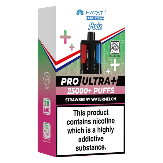 Hayati Pro Ultra Plus 25000 Strawberry Watermelon Prefilled Pods