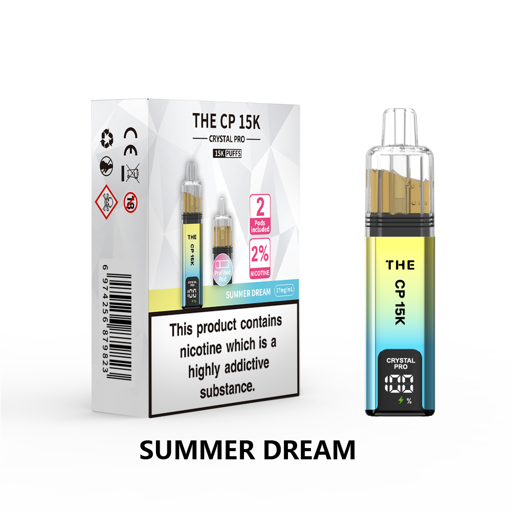 The Crystal Pro CP 15K Prefilled Pod Kit
