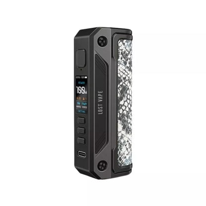 Thelema Solo 100w Mod in Cernunnos Gray by Lost Vape great with Rebuildable Vape Tanks or Sub-ohm Vape Tanks