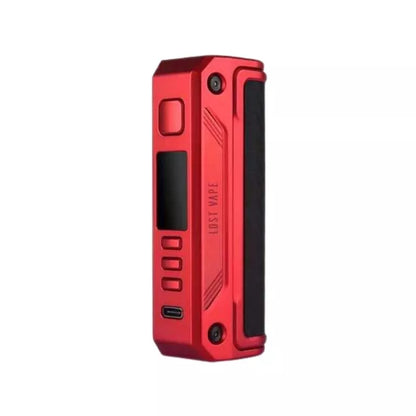 Thelema Solo 100w Mod in Matte Red Carbon Fibre by Lost Vape great with Rebuildable Vape Tanks or Sub-ohm Vape Tanks
