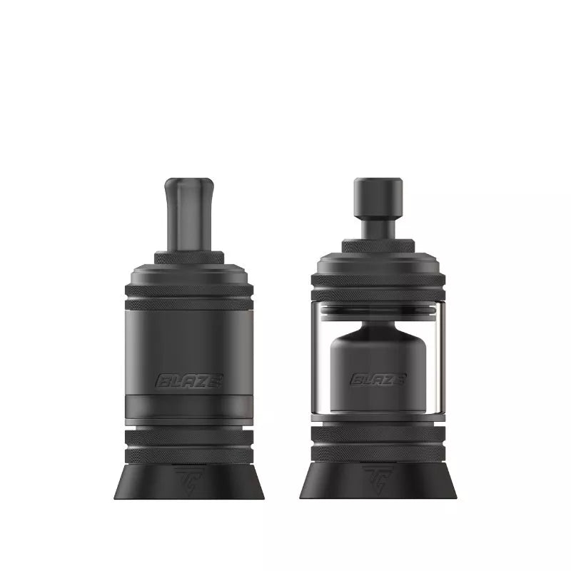 ThunderCloud Blaze MTL RTA in matte gunmetal Colour great for MTL Vaping with Nic Salt E-Liquids or 50vg/50pg Vape Juices 