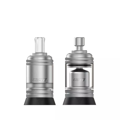 ThunderCloud Blaze MTL RTA in stainless steel Colour great for MTL Vaping with Nic Salt E-Liquids or 50vg/50pg Vape Juices 