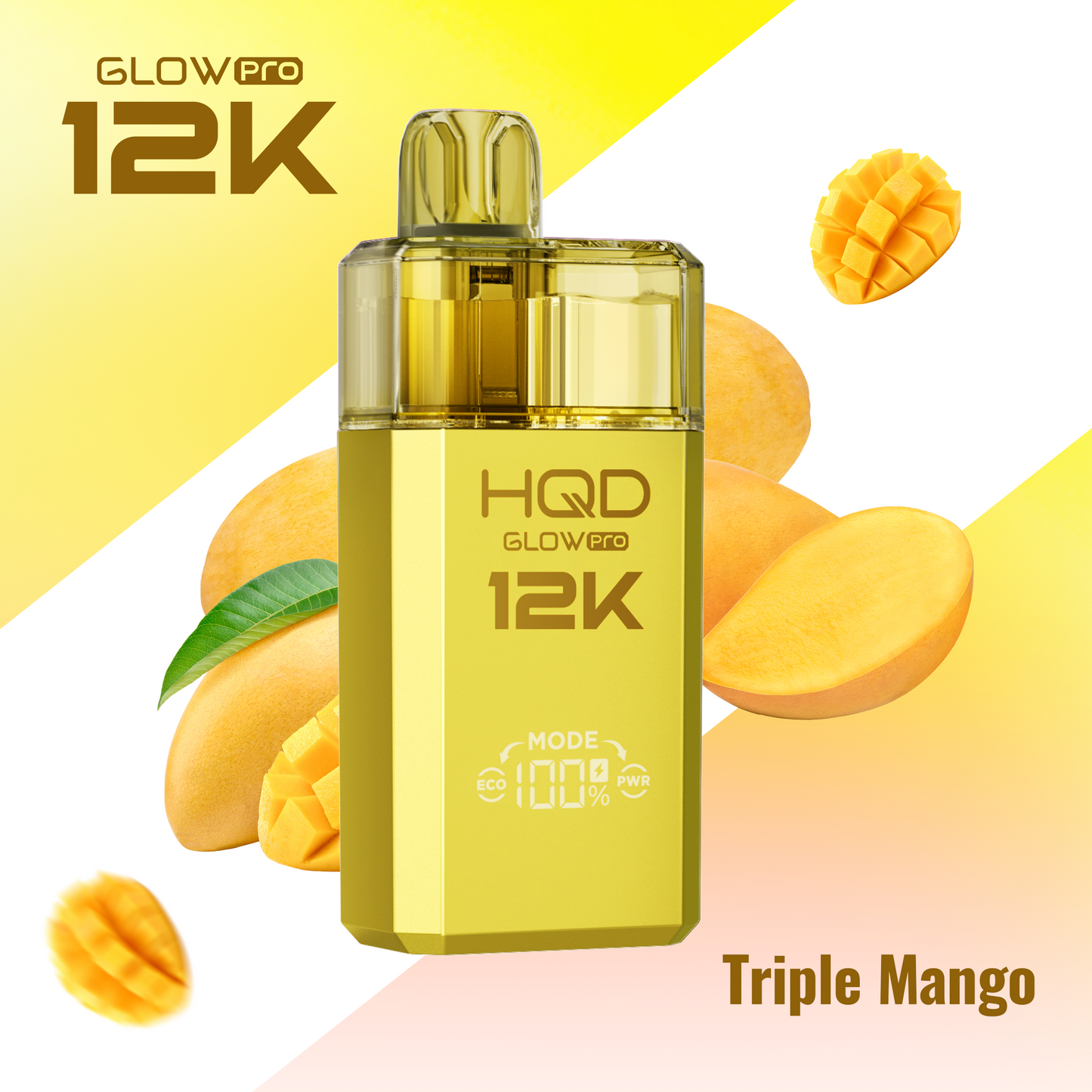 HQD Glow Pro 12k Prefilled Pod Vape Kit - Box of 5