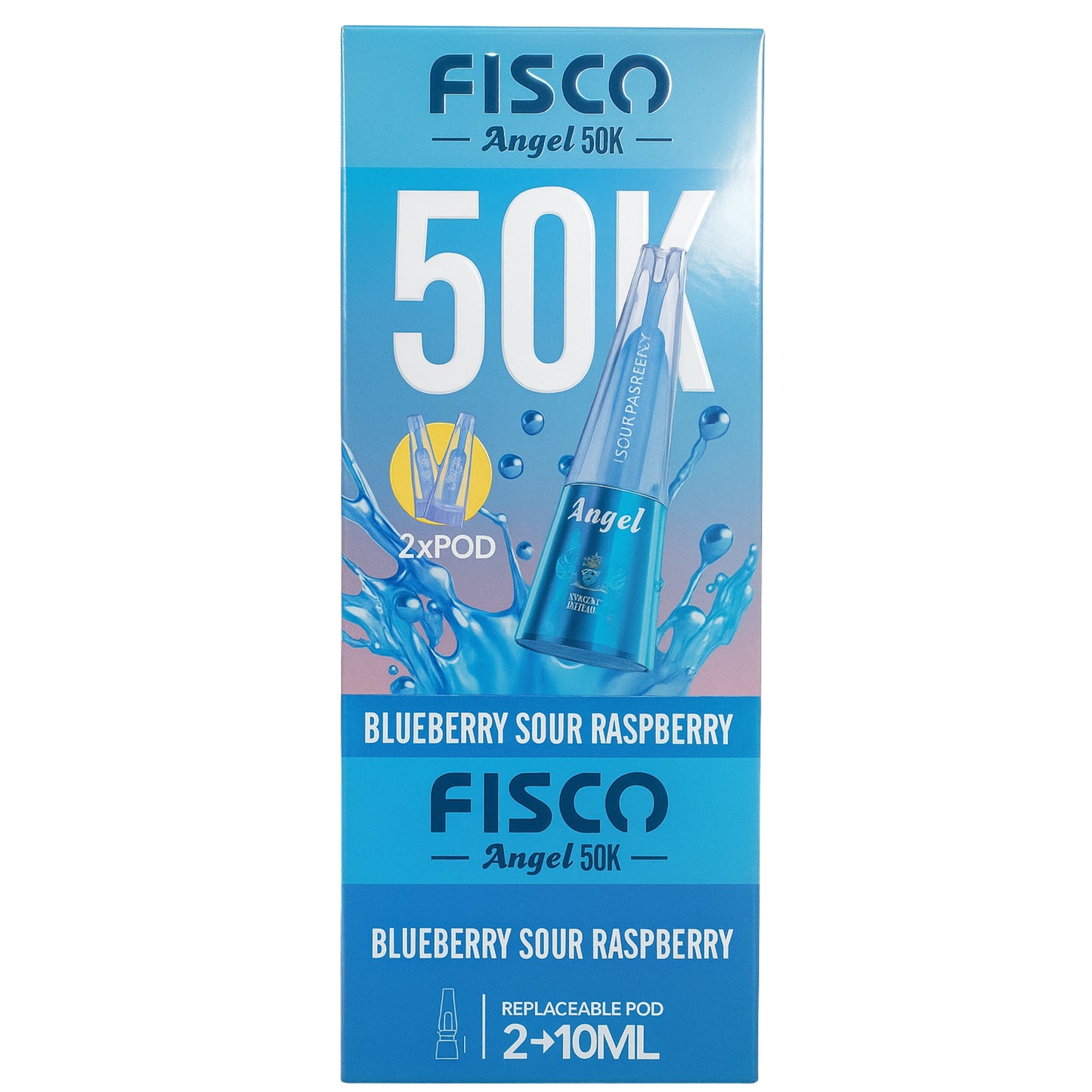 Fisco Angel 50K Puffs Prefilled Pod Vape Kit