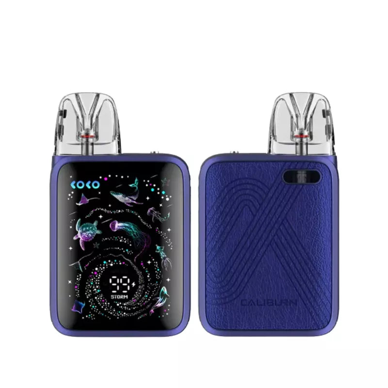 Uwell Caliburn G5 KOKO Pod Vape Kit in Midnight Blue great for Nic Salt E-liquids