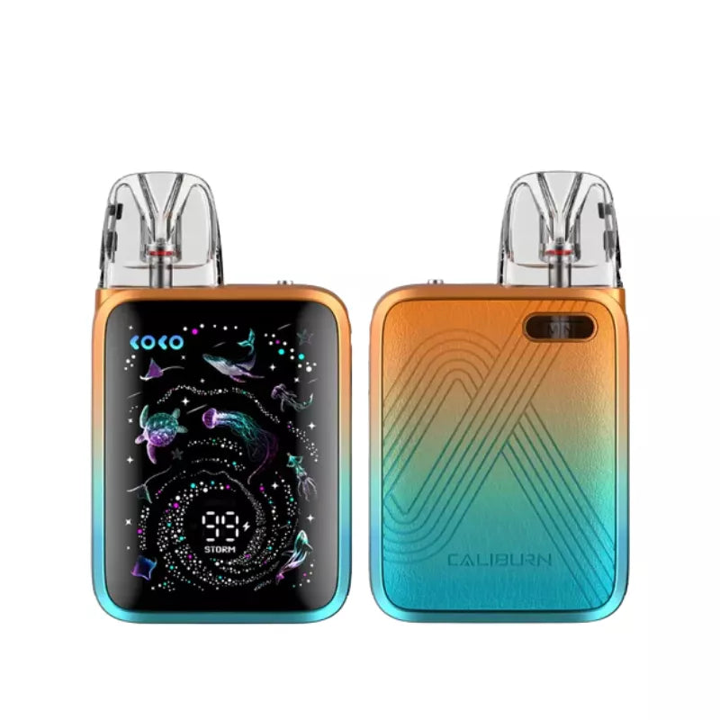 Uwell Caliburn G5 KOKO Pod Vape Kit in Ocean Flame Colour Great for nic salt e-liquids
