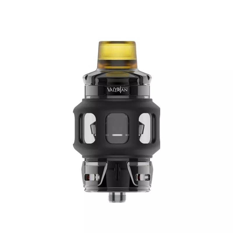 Uwell Valyrian 4 Sub-Ohm Tank Glossy Black Colour great with High VG Shortfill E-liquids perfect to use with Box Mod Vapes