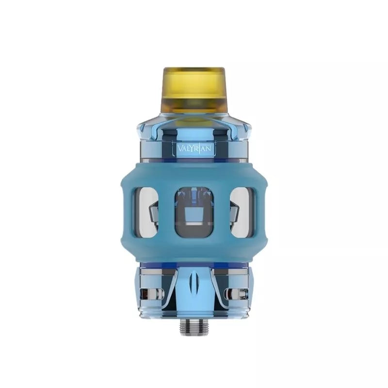 Uwell Valyrian 4 Sub-Ohm Tank Sapphire Blue Colour great with High VG Shortfill E-liquids perfect to use with Box Mod Vapes