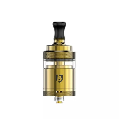 Vandy Vape BSKR Mini V3 MTL RTA In Gold Colour great for MTL Vaping with Nic Salt E-liquids or 50G/50PG Shortfill Vape Juices 