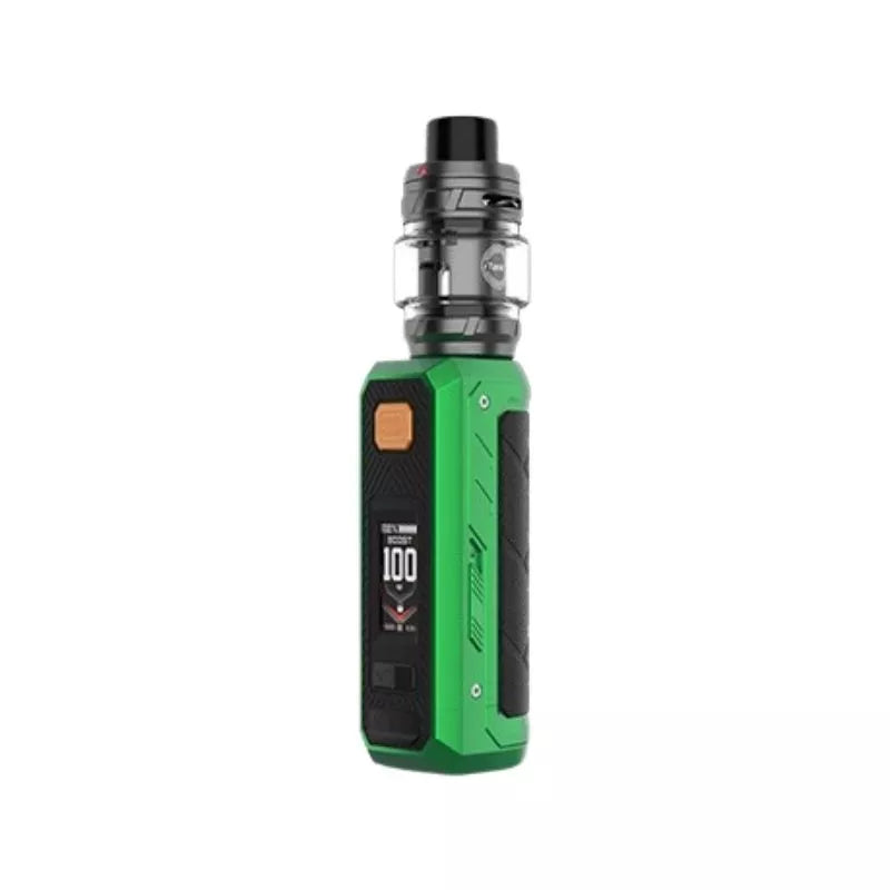 Vaporesso Armour Ultra Sub-ohm Vape Kit Emerald Green Colour with a 5500mAh Built-in Battery and comes with the Vaporesso iTank Tank great with 70VG/30PG Shortfill Vape Juice.