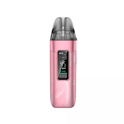 Vaporesso LUXE X3 Pod Vape Kit in sheer pink colour with a built-in 2600mAh Battery and works great with nic salt e-liquids