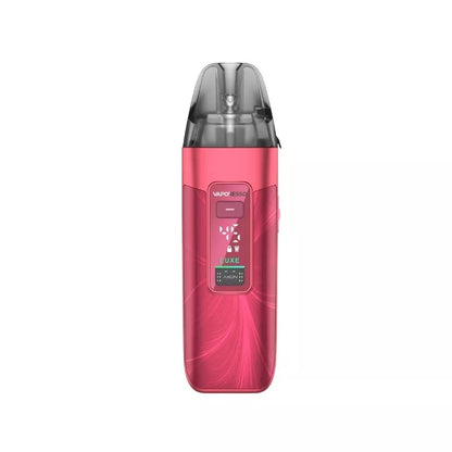 Vaporesso LUXE X3 Pod Vape Kit in sheer red colour with a built-in 2600mAh Battery and works great with nic salt e-liquids