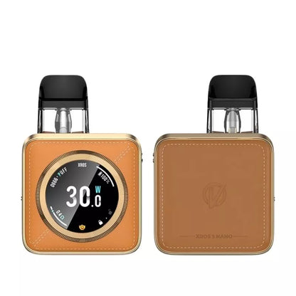 Vaporesso XROS 5 Nano Pod Vape Kit Orange Leatherette Colour great for MTL Vaping with Nic Salt E-liquids or 50vg/50pg Shortfill Vape Juice